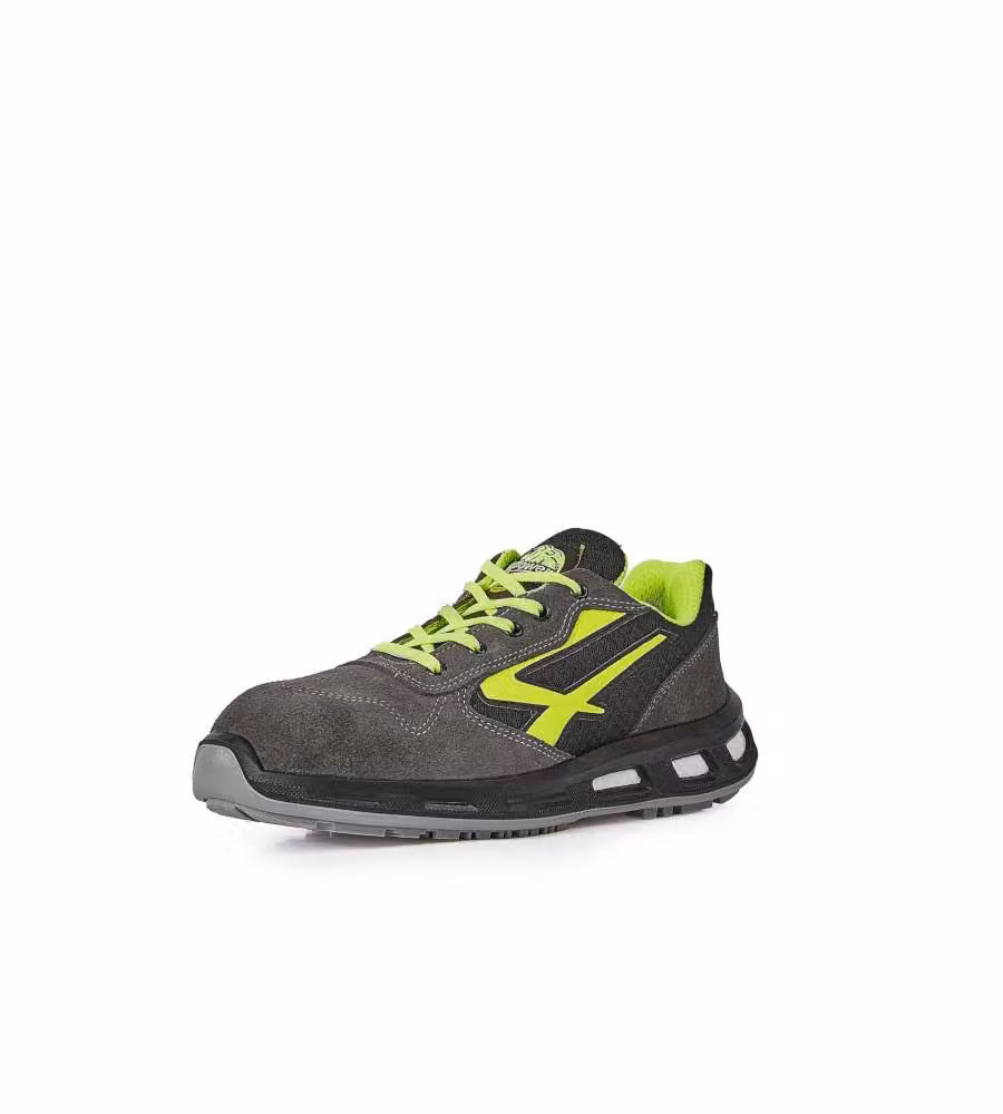 U-Power Scarpe Antinfortunistiche Red Lion S1P Grigio Giallo - N. 43