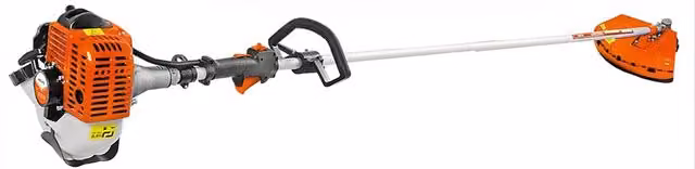 Decespugliatore a scoppio Polar 2 tempi 25cc 1 HP arancione con filo di taglio e asta dritta