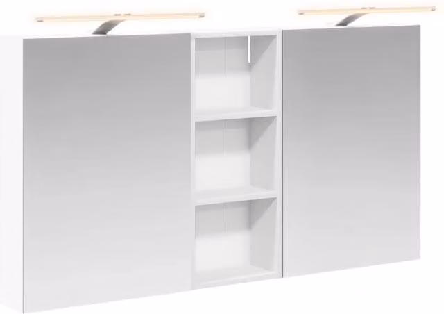 Set di Armadi da Bagno | Armadio da bagno con lo scaffale 3 pz 130 x 14,5 x 70 cm