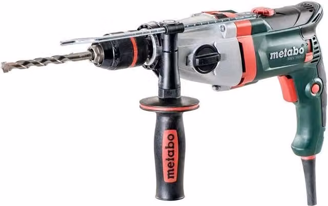 Metabo SBEV 1000-2 Trapano a Percussione 1010 W con 2 Velocità Elettroniche VTC e Mandrino Autoserrante Futuro Plus colore Nero – 1