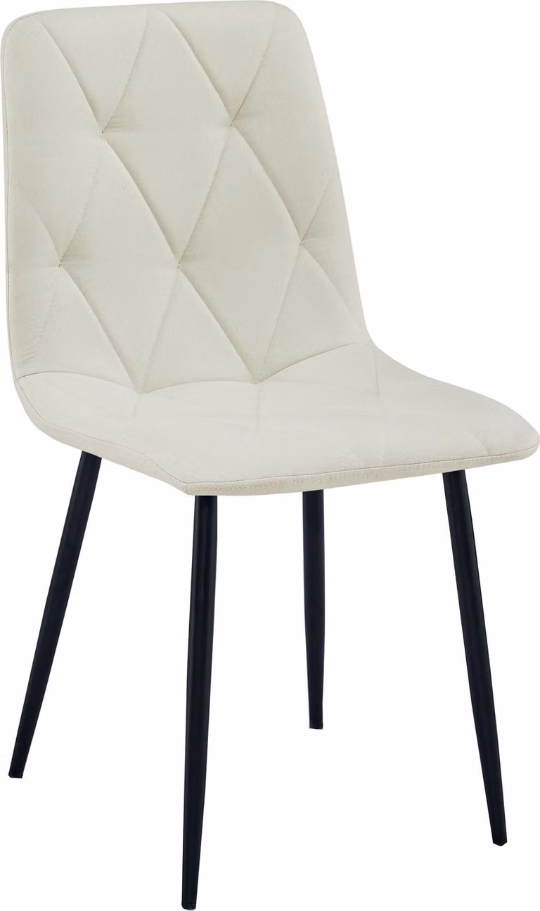 Sedia LIBRA - tessuto beige / gambe nere x 1