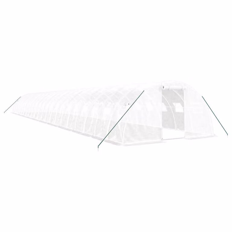Serra con Telaio in Acciaio Bianco 88 m² 22x4x2 m