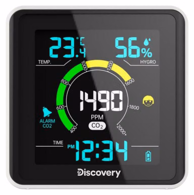 Levenhuk Stazione meteorologica con monitor CO2 Discovery Report WA40