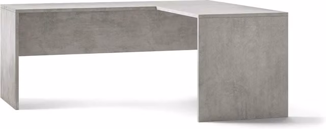 Scrivania Angolare Dx 180x76x169 cm Cemento