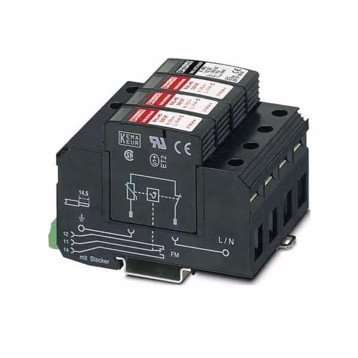 Phoenix Contact Scaricatore di sovratensione VAL-MS 230/3+1 FM 2838199