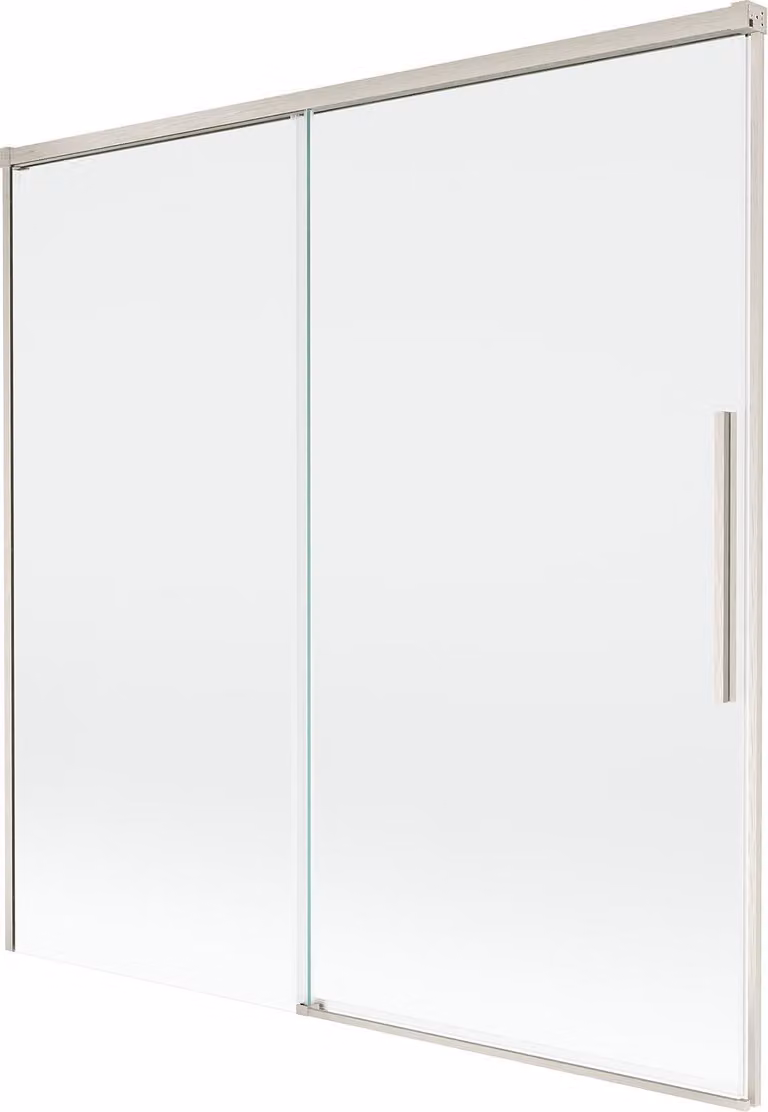 Mexen Rox parete doccia 2-ante scorrevole 160 x 150 cm, trasparente, nichel spazzolato - 8C9-160-001-97-00