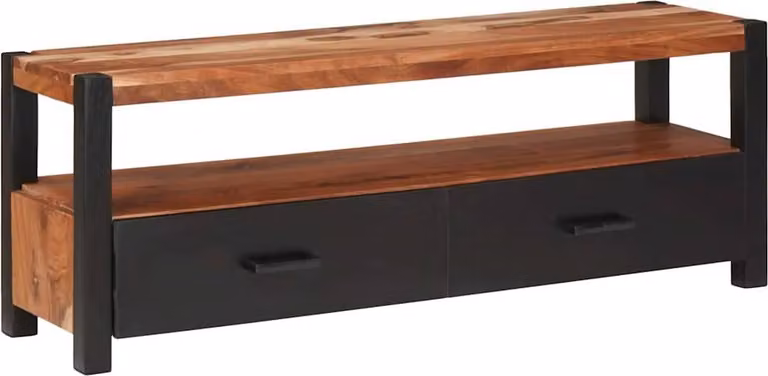 Mobile per media con cassetto Marrone 110 x 30 x 40 cm
