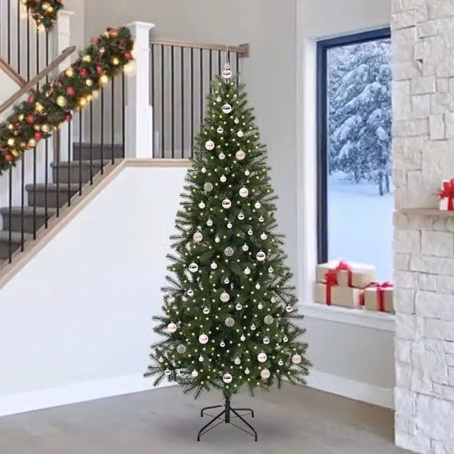 Albero di Natale artificiale verde vidaXL in plastica, Altezza: 240 cm – 1