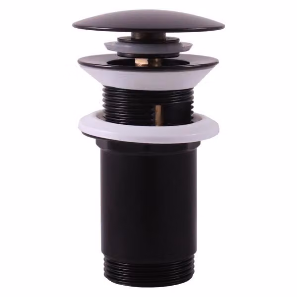 Uscita lavabo CLICK-CLACK 5/4 - nero opaco, Colore: nero opaco (MD0484CMAT)