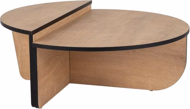 Tavolino in legno "Orion" 90 x 60 x 30 cm - Rovere color miele