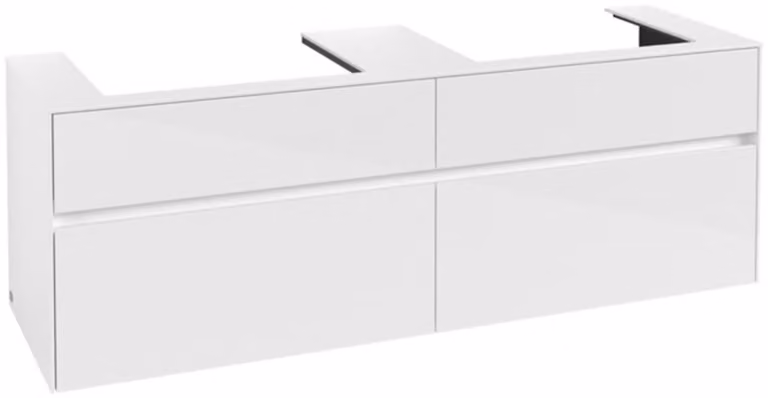 Villeroy & Boch Collaro Meuble sous-lavabo, pour 2 lavabos, 1600x548x500mm, C02400DH, C02400DH