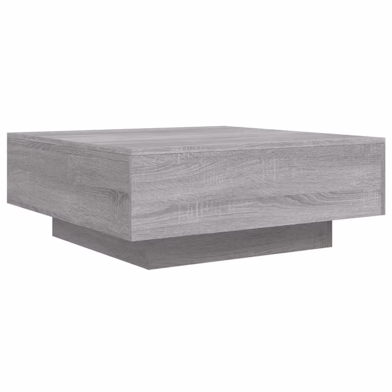Tavolino da Salotto Grigio Sonoma 80x80x31 cm Legno Multistrato
