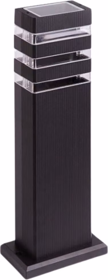 Palo luminoso da giardino 40 cm 1xGU10 IP44 alluminio nero Ecolight EC79419