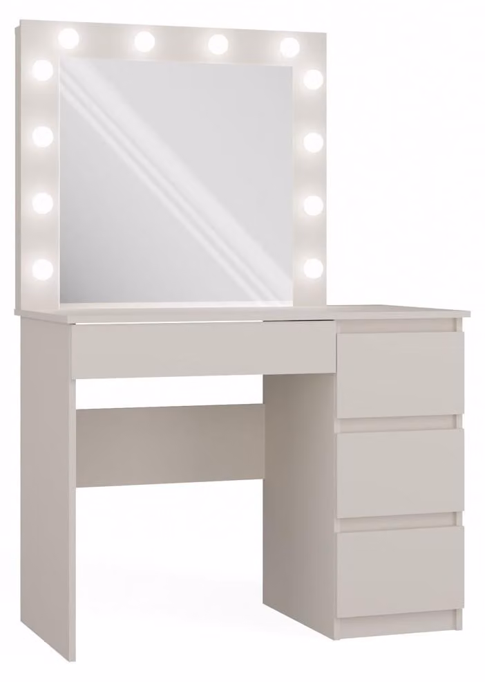 Toeletta TRISTON - cashmere, vero design + specchio e illuminazione LED GRATIS
