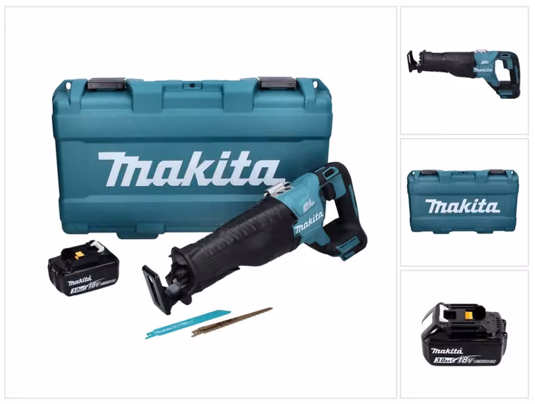 Sega a batteria Makita DJR 187 F1K 18 V Brushless + 1x batteria 3,0 Ah + valigetta - senza caricabatterie