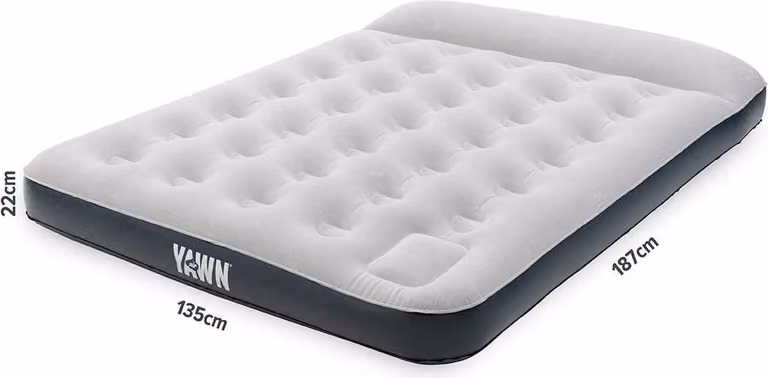 Materasso ad aria con pompa a pedale integrata per due persone - per dormire comodamente in campeggio