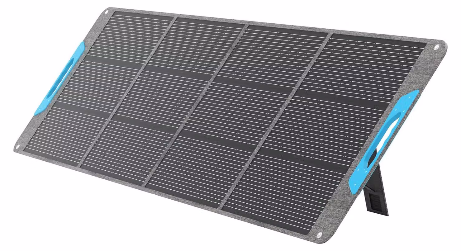 Pannello solare pieghevole da 200W, grado di protezione IP65, efficienza del 25%, porta USB-C PD 45W
