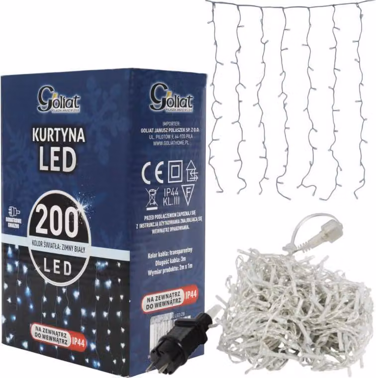 200 LED TENDA LUCE 2 x 1 m Luce di Natale