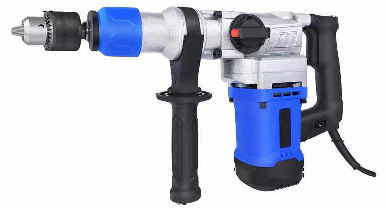 Trapano avvitatore a percussione, 3 modalità di funzionamento, 1800 watt di potenza, colore blu