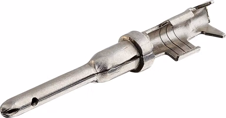 Amphenol AS-KM 107 Contatto a crimpare Perno di contatto (M) 0,5 mm² - 0,75 mm² AWG20 - AWG18 argento Materiale Lega di rame - 1
