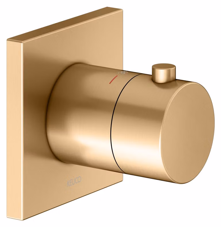 KEUCO IXMO Mitigeur thermostatique encastré, rosace carrée, 59553250002, 59553250002