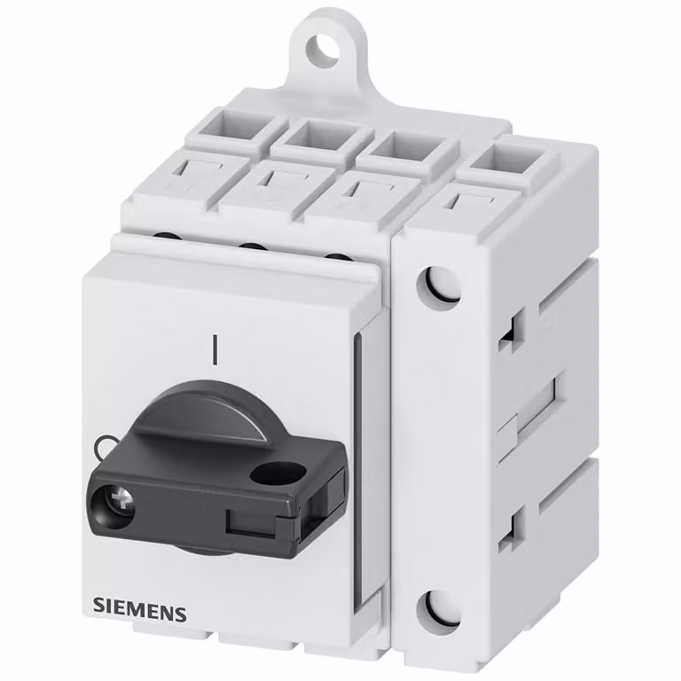 Interruttore sezionatore Siemens 3LD3, Iu 16 A, interruttore generale a 3 poli + N 3LD30300TL11
