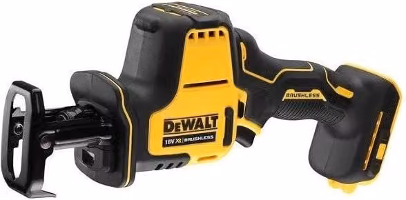 Seghetto alternativo subcompatto DeWalt DCS369N-XJ 18V XR senza spazzole con cambio lama rapido e LED, Nero e Giallo