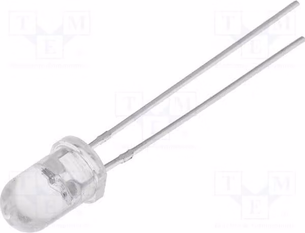 1 LED, angolo di emissione 30°, corrente 20mA, diametro 5mm, tensione 3,8÷5V. Versione: lampeggiante, tricolore. Codice: OSTF5131A. Caratteristica speciale: effetto luminoso