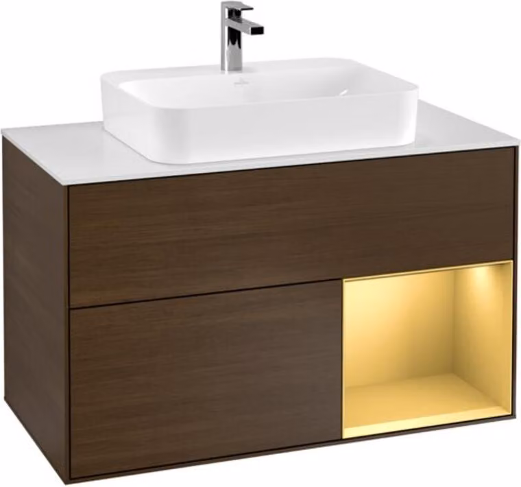 Villeroy & Boch V&B FINION mobile da bagno 1000x603x501 Abdpl wh Reg go ma/Wln Ve