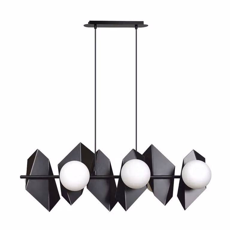Lampadario Emibig 6xE14 40W DRIFTON 6 BLACK 636/6