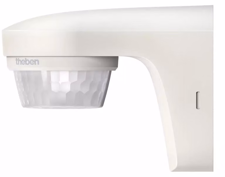 Theben theLuxa S180 WH, sensore di movimento, 180°, bianco, montaggio a parete, 1 pz.