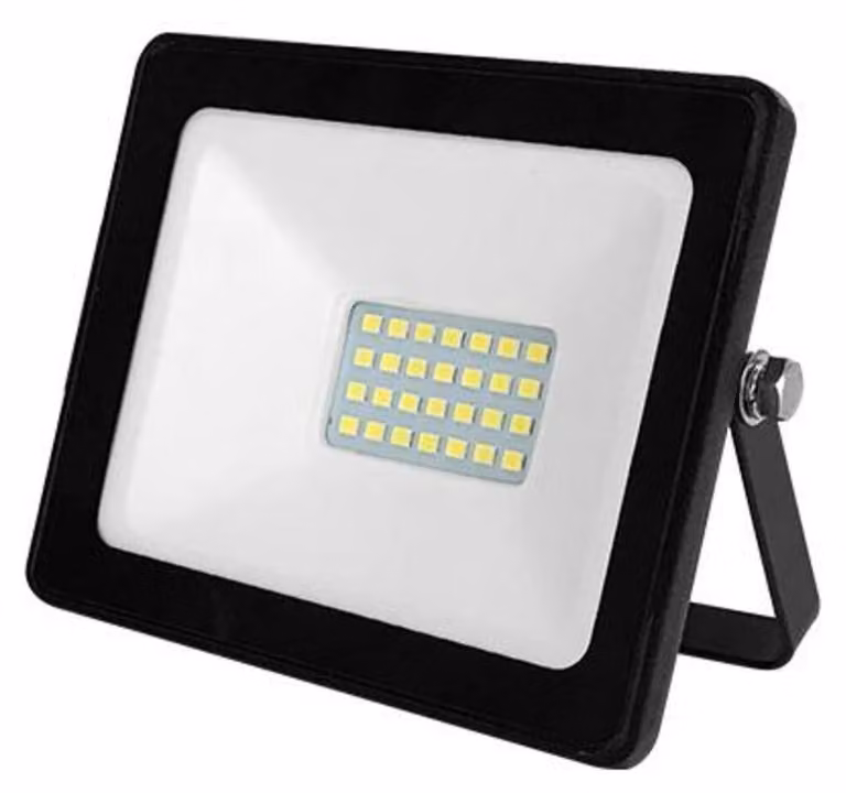 ACA Lighting Proiettore LED SMD nero IP66 20W blu 230V Q20B