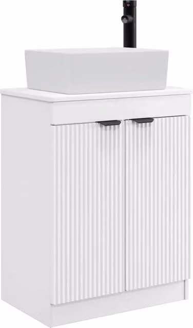Mobile da bagno con Lavabo | Armadio Lavabo Bianco 54 x 35 x 83 cm