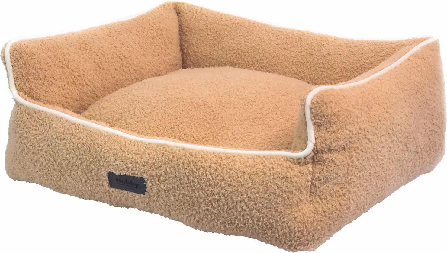 Letto rettangolare Beige nuvoloso 60 x 48 x 19 cm