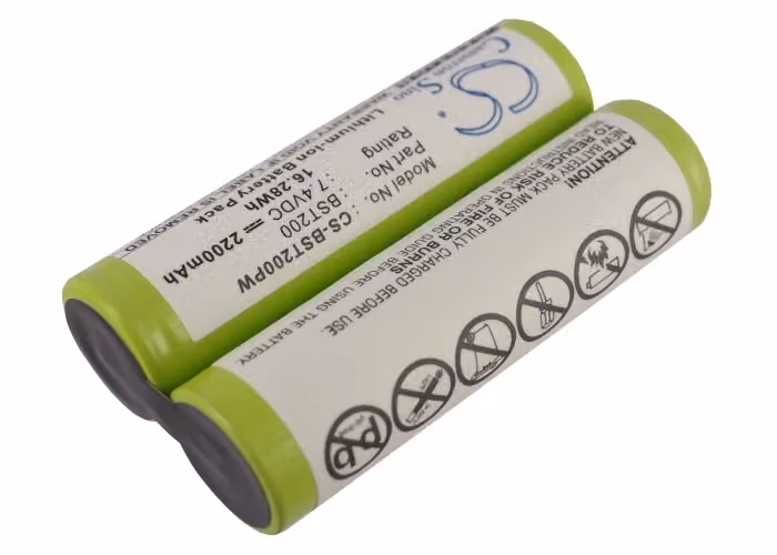 TECHTEK Batteria compatibile con [Kraftwerk] 32002 LED-Akku-Handlampe, per [Gardena] 8885-20 Grasschere ClassicCut, 8887-20 Set Buchsschere ClassicCu