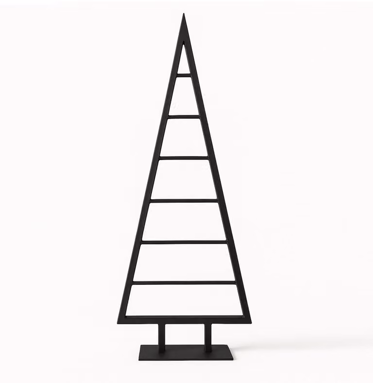 Albero di Natale in metallo Decorazione albero di Natale decorativo Loft moderno 145 cm