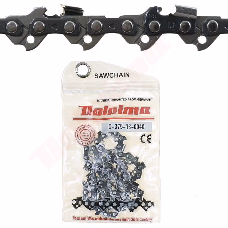 Catena per motosega Dolpima, passo 3/8, larghezza 1,3 mm, modello 40 Tg S