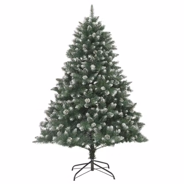 Albero di Natale Artificiale-Albero Natalizio con Base 240 cm PVC