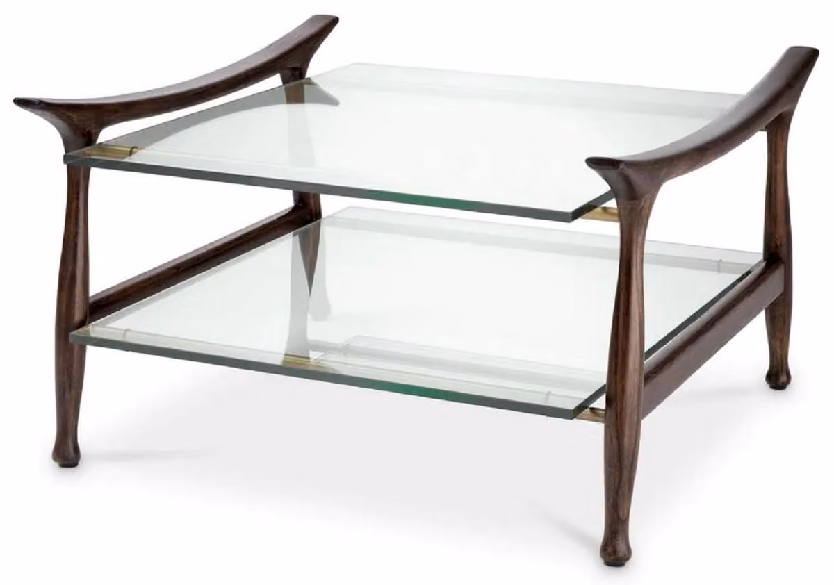 Casa Padrino Luxury Coffee Table Brown 74,5 x 75,5 x h. 46 cm