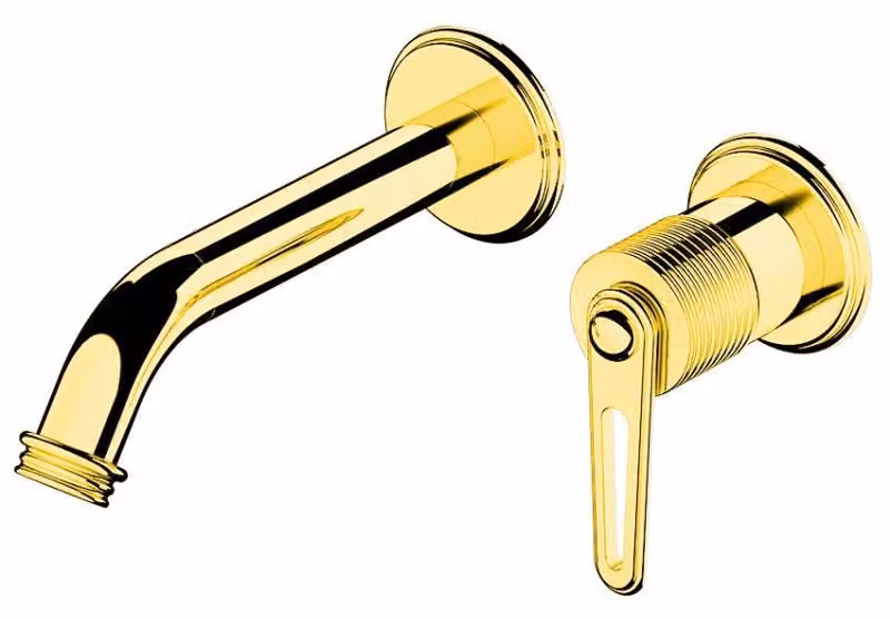 Sapho BEBÉ, miscelatore da lavabo da incasso, oro
