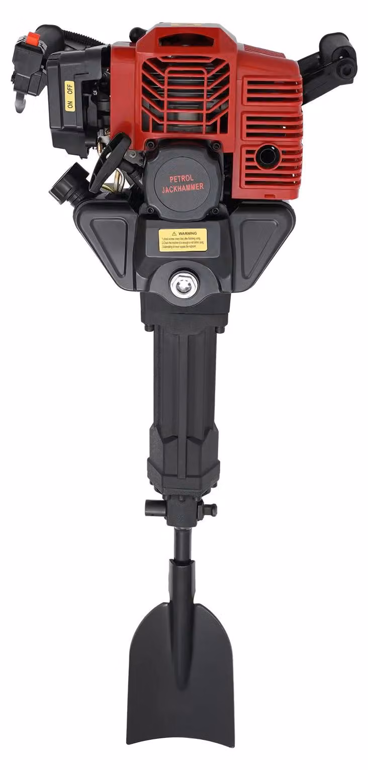 Baumgräber - Rccom 125A, motore a benzina portatile - 1900 W - 6500 giri/min - serbatoio carburante da 1,3 litri - multifunzione - nero