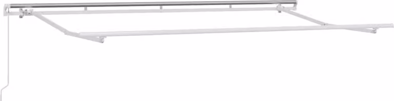 Struttura della tenda Bianco 4 x 2 m Metallo