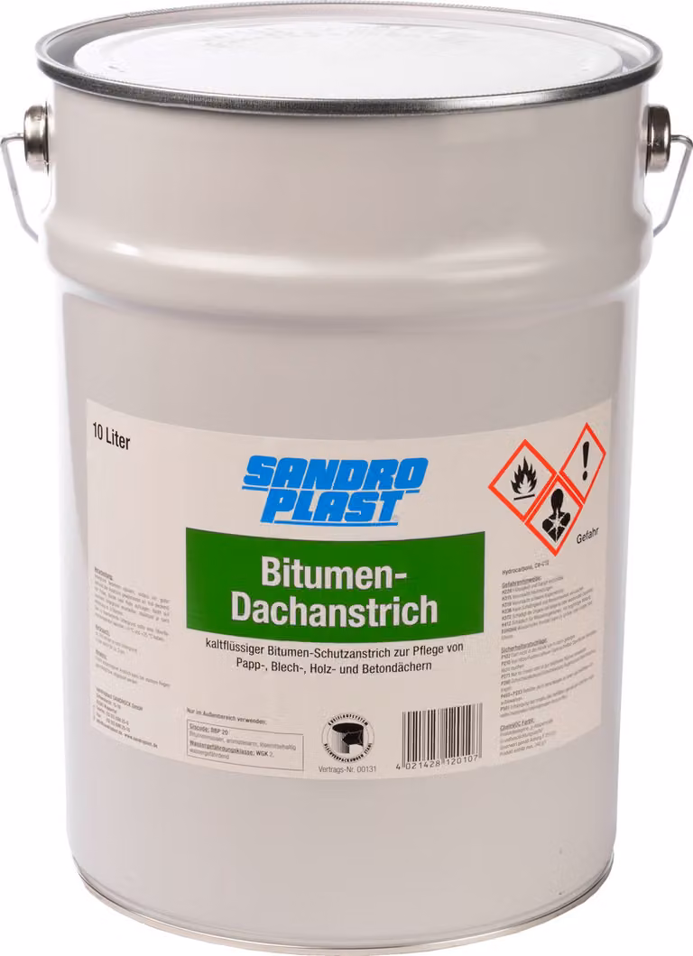 SANDROPLAST Bitumen Dachanstrich 10 Liter