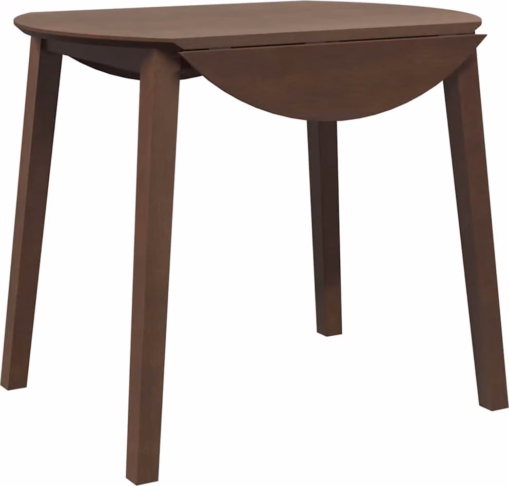 SYFAX™ Tavolo da Pranzo Marrone in Legno Massello di Hevea
