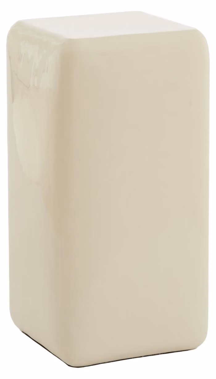 Colonna in metallo FABI di Light & Living in crema lucido – 30x30x60 cm