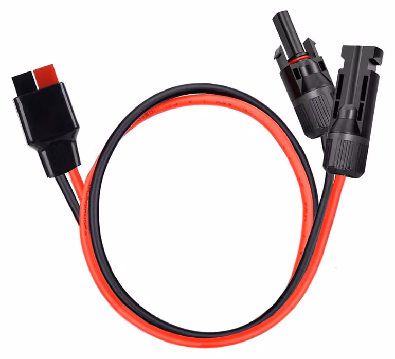 Cavo solare con connettore, adattatore solare da 10 AWG, kit cavi per pannelli solari