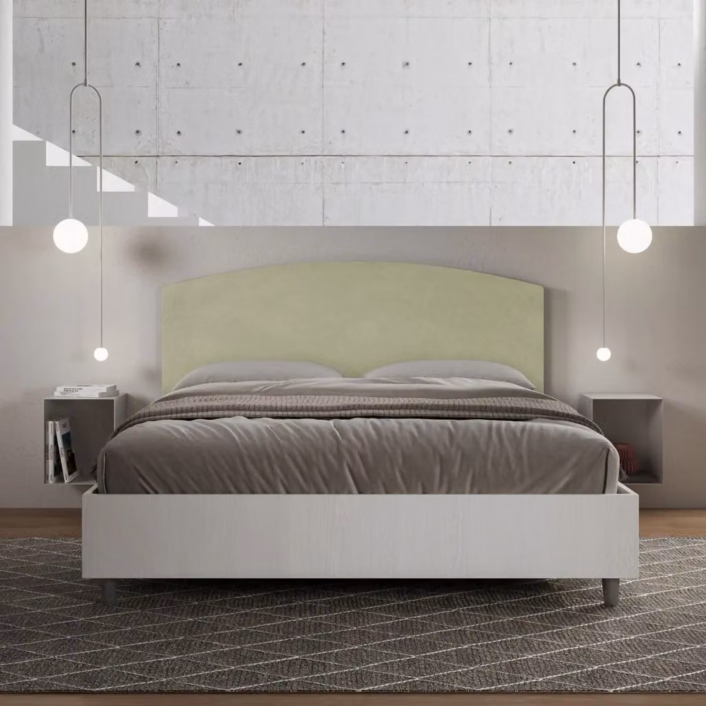 Letto Matrimoniale con Contenitore Antilia GIORDANOSHOP Verde L: 167 cm, P: 115 cm, H: 198 cm – 2
