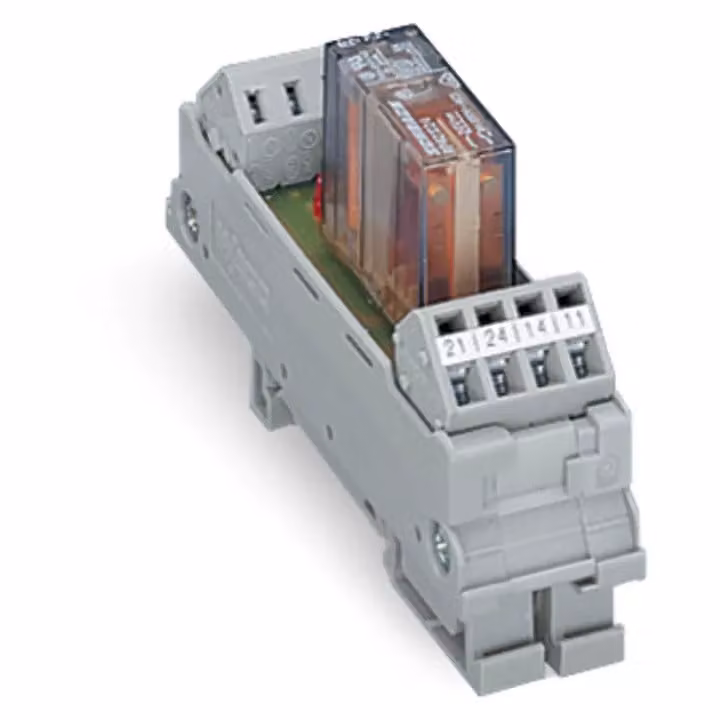 Wago 288-312, Grigio, 24 V, 6 A, 2,5 mm², 24 V, 22,5 x 85 x 48 mm