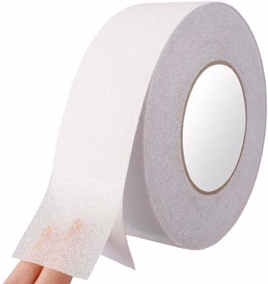Nastro antiscivolo sottile, impermeabile e autoadesivo, ideale per gradini in legno, scale e bagni, dimensioni 15m x 5cm