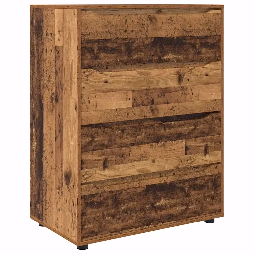 Set di 2 armadi di stoccaggio vidaXL in legno marrone per camera da letto o soggiorno L/P/H: 80 x 48 x 105 cm – 2